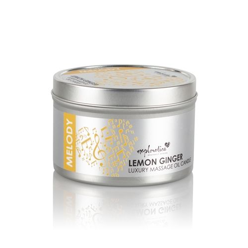 Candle Melody Massage Candle Lemon Ginger 5.6 oz **